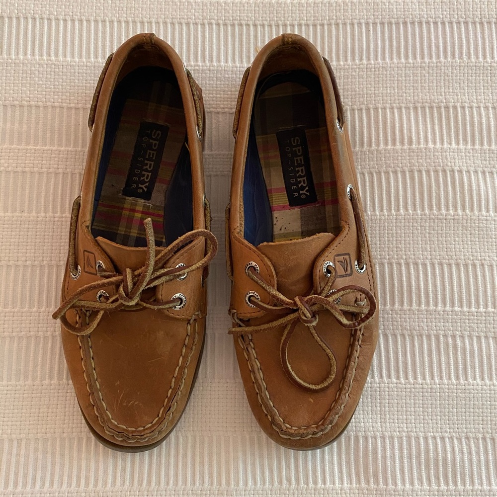 Leather Sperrys - image 1